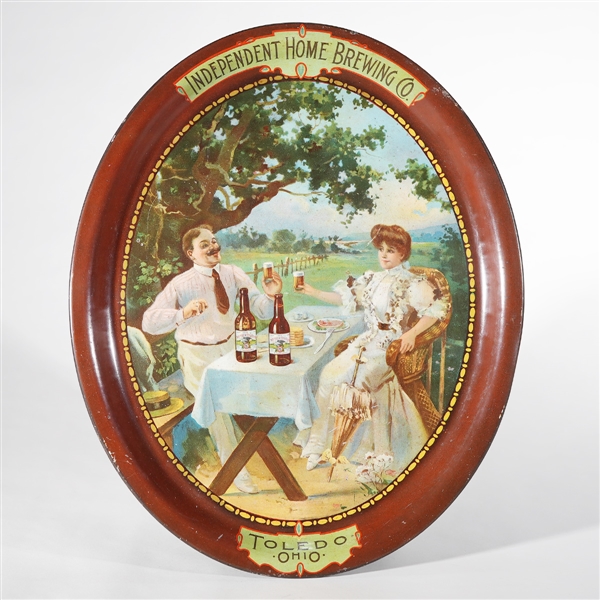 Independent Home Brewing High Country Picnic Scene Tray 
