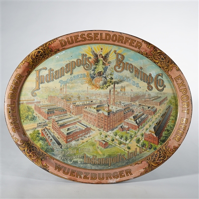 Indianapolis Brewing Duesselorfer Brewery Scene Tray 