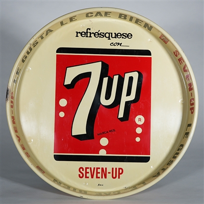 Seven Up 7UP Spanish Le Gusta Le Cae Bien Tray 