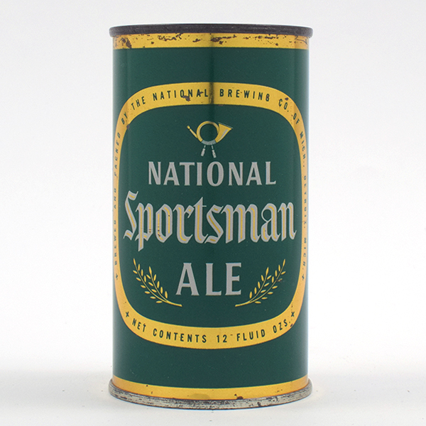 Lot Detail - National Sportsman Ale Flat Top RARE ORIGINAL 102-21