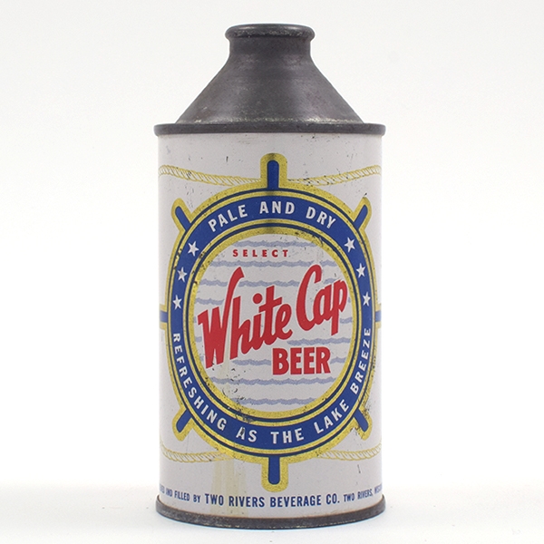 White Cap Beer Cone Top Non-IRTP 189-1