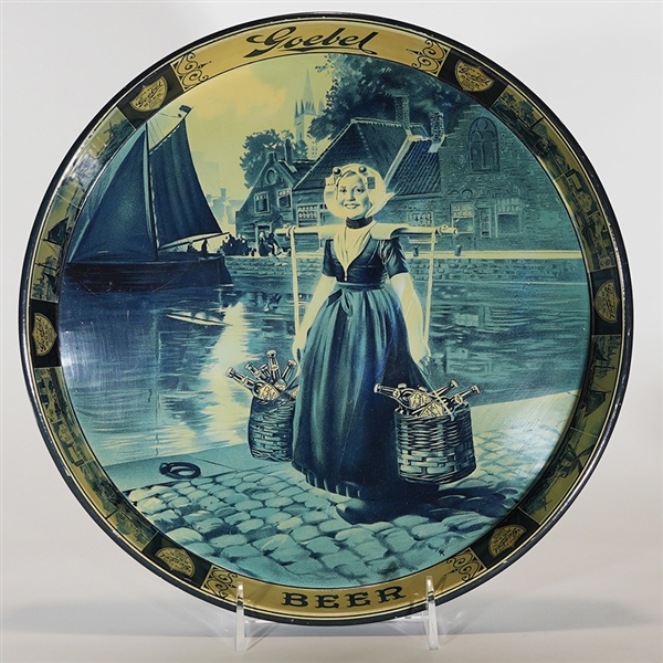 Goebel Beer Dutch Nautical Scene Delft Style Tray