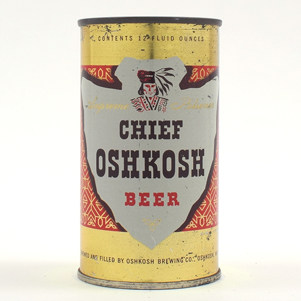 Chief Oshkosh Beer Flat Top 49-24