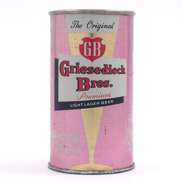 Griesedieck Bros Light Pink Set Flat Top 76-19