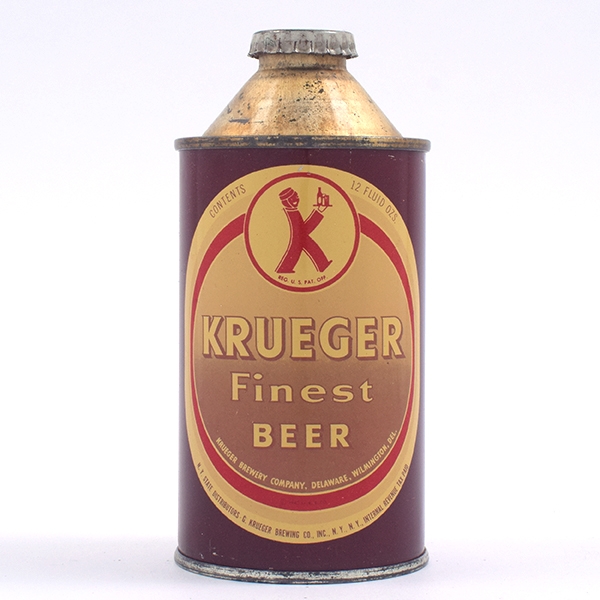 Krueger Beer Cone Top WILMINGTON 172-6