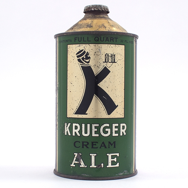 Krueger Cream Ale Quart Cone Top 213-10