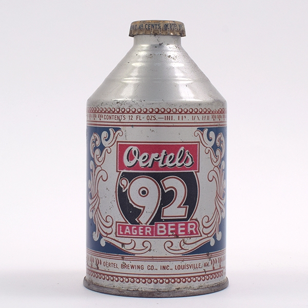Oertels 92 Beer Crowntainer Cone Top NON IRTP 197-15