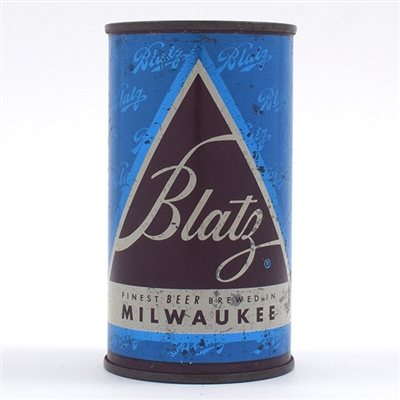 Blatz Beer Blue Set Can Flat Top 39-12