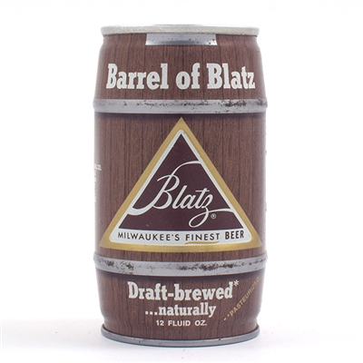 Blatz Draft Barrel of Blatz Pull Tab Test Can 226-35