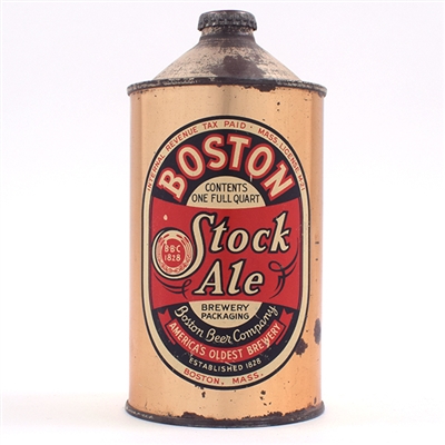 Boston Stock Ale Quart Cone Top 203-18