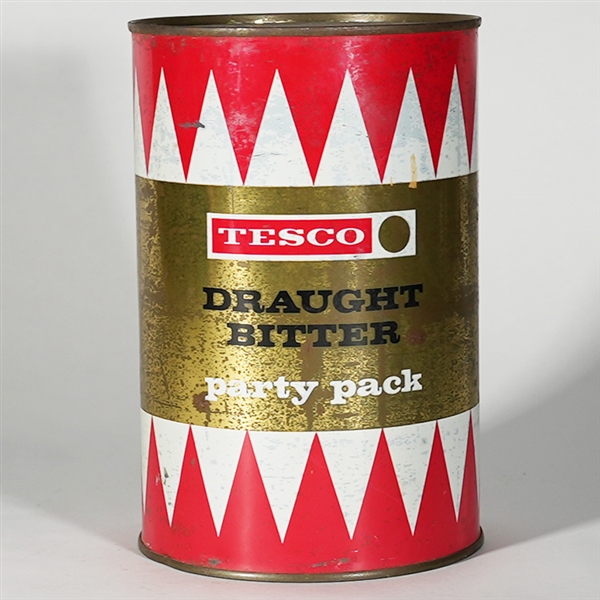 Tesco Draught Bitter Party Pack Large Flat Top Can 