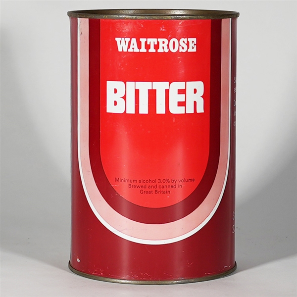 Waitrose Bitter Large Flat Top Can 