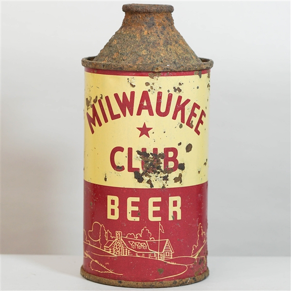 Milwaukee Club Beer Cone Top 174-2