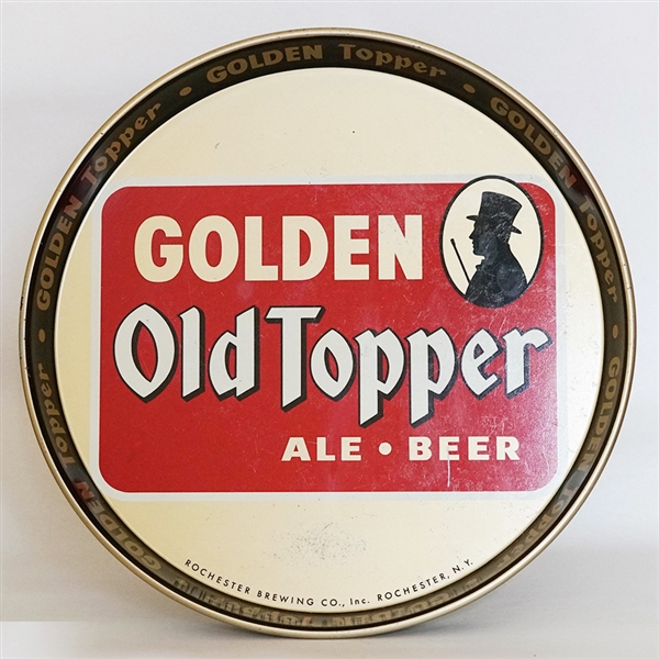 Old Topper Golden Ale Beer Tray 