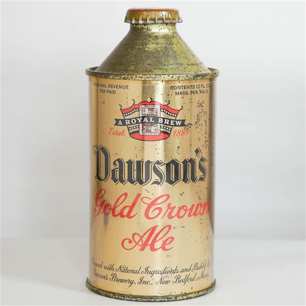 Dawsons Gold Crown Ale Cone Top 158-32