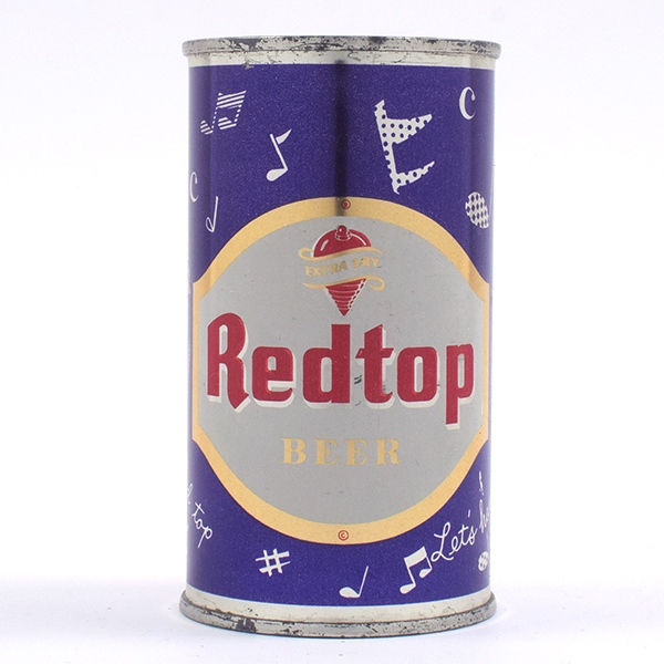 Red Top Beer Purple MUSIC 120-11 RARE CLEAN SET CAN