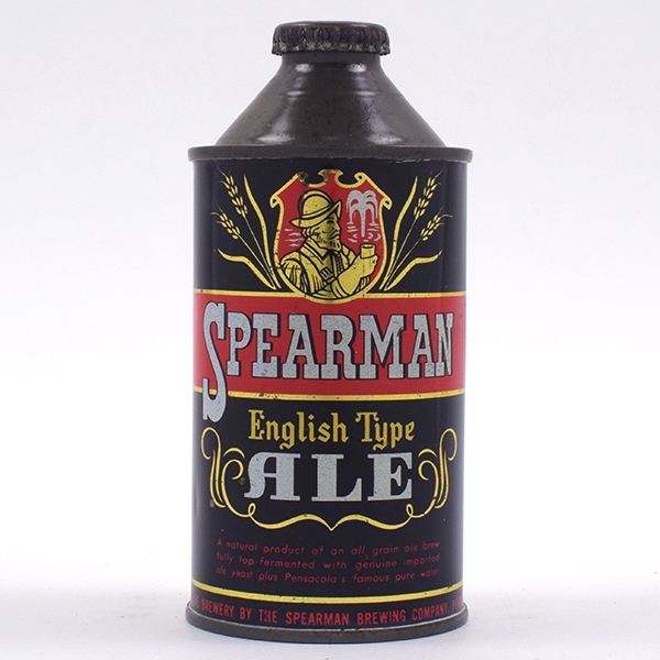 Spearman English Type Ale IRTP Cone Top 185-26 RARE