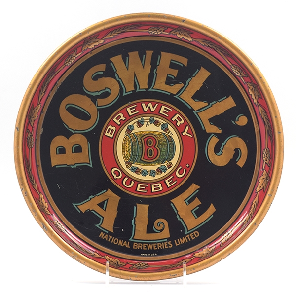 Boswells Ale Canadian 13-inch Serving Tray