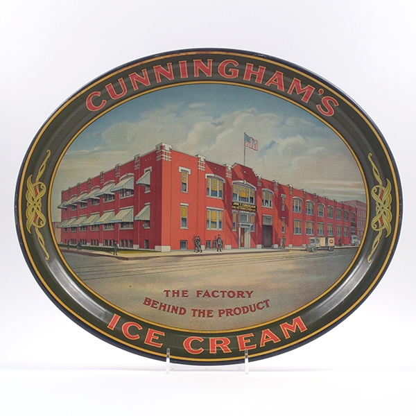 Cunninghams Ice Cream Large Oval Serving Tray