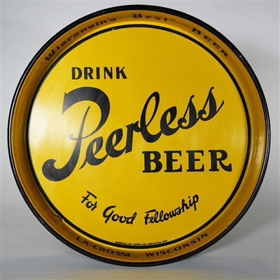 Peerless Beer Advertising Tray