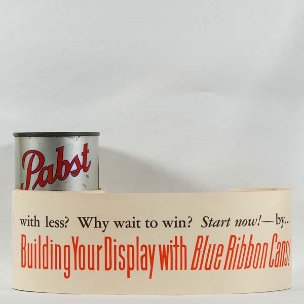 The Pabst "White" Ribbon Promotional Can RARE