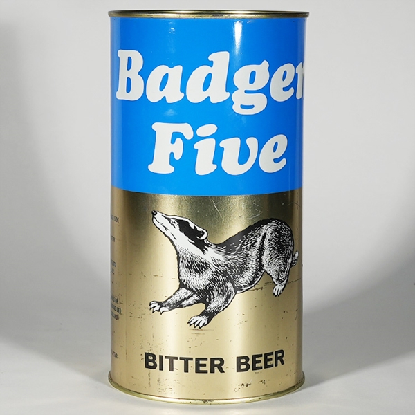 Badger Five Bitter Beer Large Flat Top 