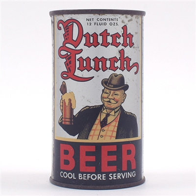 Dutch Lunch Beer Opening Instruction Flat Top