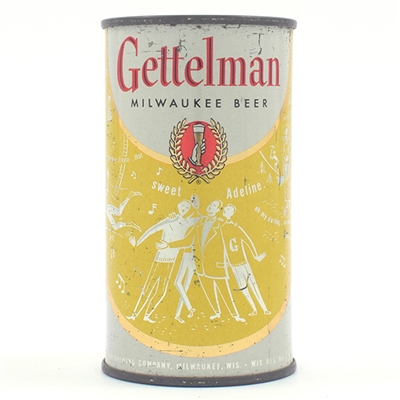 Gettelman Yellow Set Can Flat Top ROLL BARREL 69-22