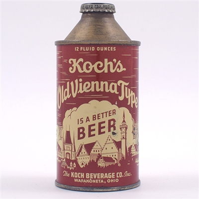 Kochs Old Vienna Beer Cone Top 171-22
