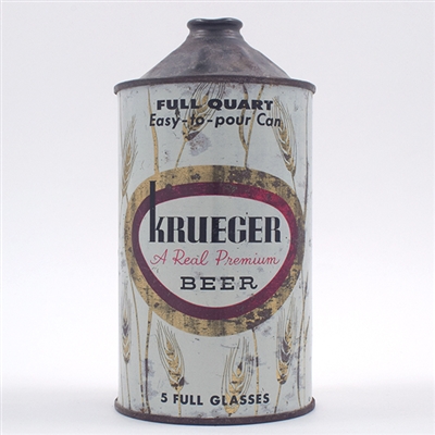 Krueger Beer Quart Cone Top 214-2