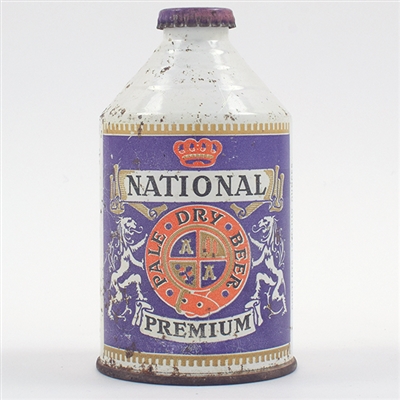 National Beer Crowntainer Cone Top LIGHT PURPLE 197-5 RARE