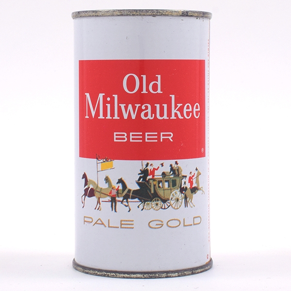 Old Milwaukee Pale Gold Flat Top Milwaukee 107-29 MINTY