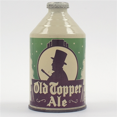 Old Topper Ale Crowntainer Cone Top NON-IRTP 197-33 MINTY