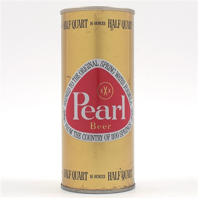 Pearl Beer Half Quart Pull Tab 161-28