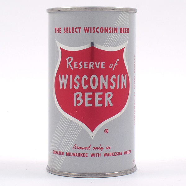 Reserve of Wisconsin Beer Flat Top FOX HEAD 122-30 MINTY