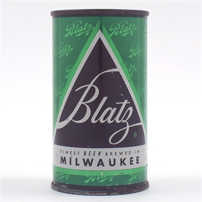 Blatz Beer Christmas Set Can GREEN Flat Top 39-13
