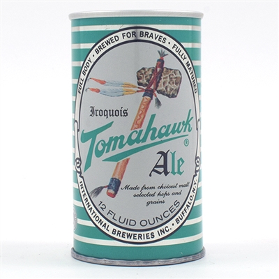 Tomahawk Ale Zip Top 82-3 MINTY