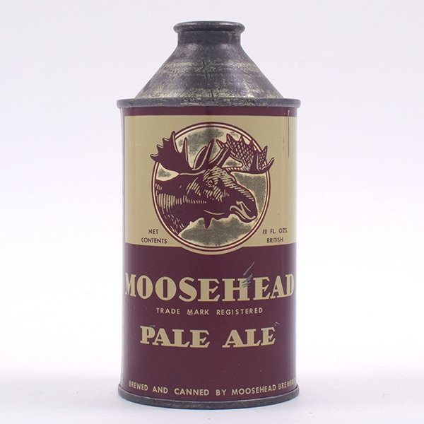 Moosehead Ale Canadian Cone Top RARE