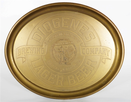 Diogenes Lager Beer Pre-prohibition Tray