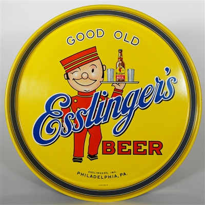 Esslingers Good Old Beer Advertising Tray
