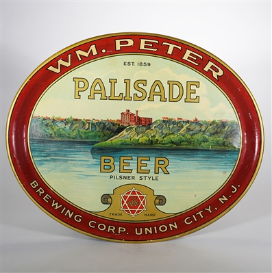 Wm. Peter Palisade Beer Advertising Tray