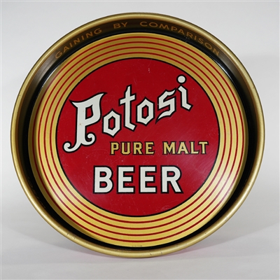 Potosi Pure Malt Beer Advertising Tray