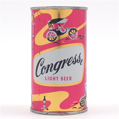 Congress Beer Set Can Flat Top CAR 50-22 RARE