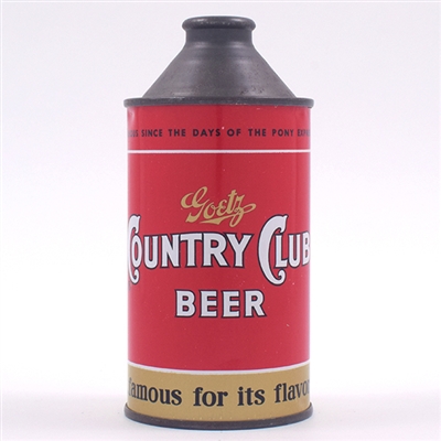 Country Club Goetz Beer Cone Top 165-19