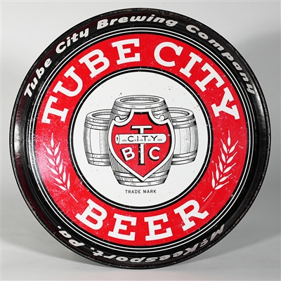 Tube City Beer Advertising Tray 
