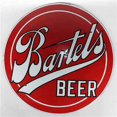 Bartels Beer Porcelain Convex Sign 