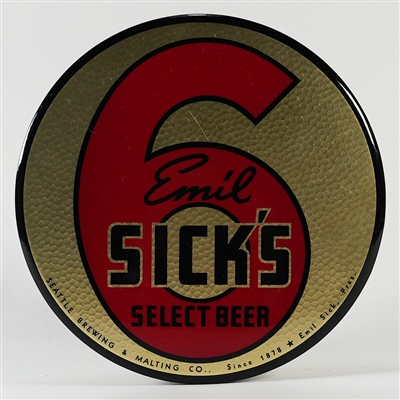 Emil Sicks Select Beer Bastion Bros Button Sign 