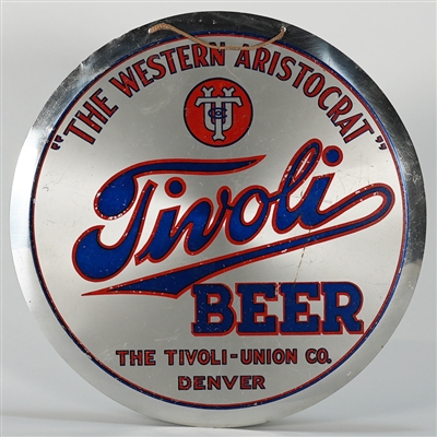 Tivoli Beer Western Aristocrat LEYSE Sign 