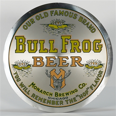 Bull Frog Beer Monarch Brewing LEYSE Sign CLEAN 