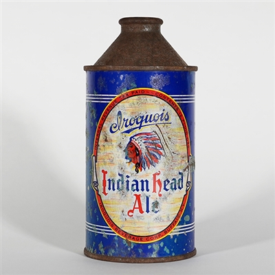 Iroquois Indian Head ALE Cone Top 170-7
